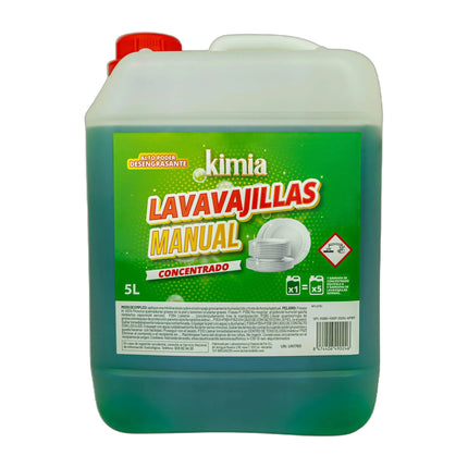 LAVAVAJILLAS MANUAL CONCENTRADO KIMIA PROFESIONAL 5 KG