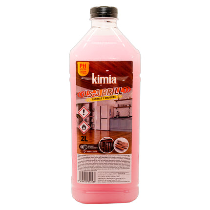 KIMIA LS-3 Brill 2L limpiador y abrillantador para tarimas y maderas