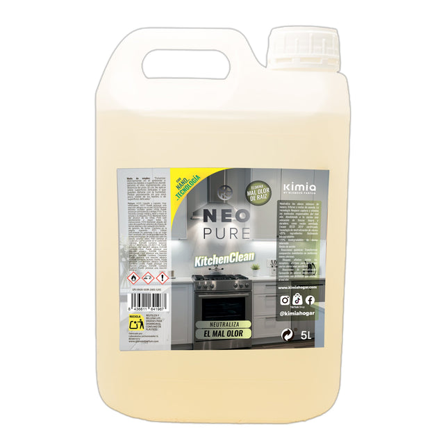 KIMIA NeoPure KitchenClean eliminador de olores de cocina garrafa 5L