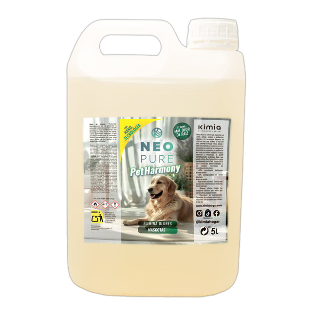 KIMIA NeoPure PetHarmony eliminador de olores especial mascotas garrafa 5L