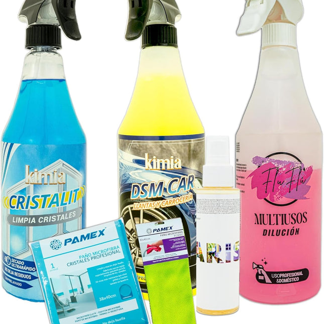 KIMIA · Pack I Love My Car Mini · Kit Limpieza Coche
