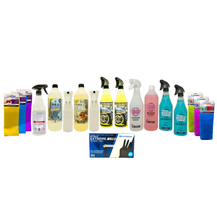KIMIA · Pack Fast & Glorious · Kit Limpieza Coche
