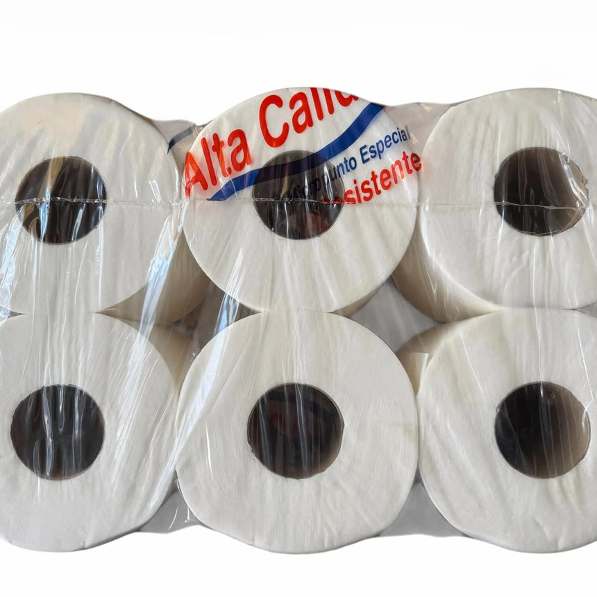 Bobina de Papel Micropunto Alta Calidad · Pack 6