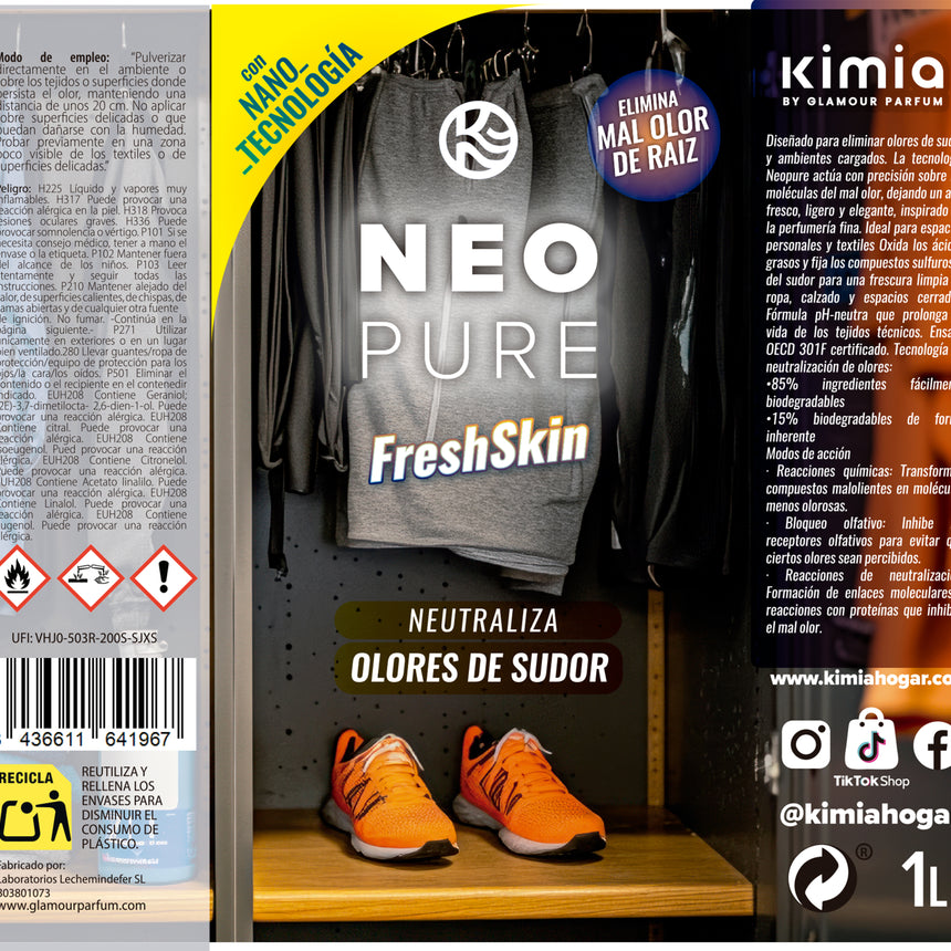 KIMIA · Pack NeoPure FreshSkin · 1L + Atomizador