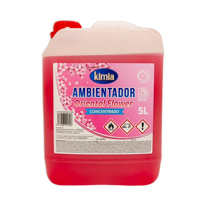 KIMIA · Ambientador Concentrado Oriental Flowers 5L + Atomizador