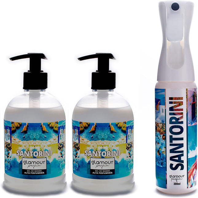 KIMIA Glamour Parfum · Pack Jabón + Ambientador · Santorini