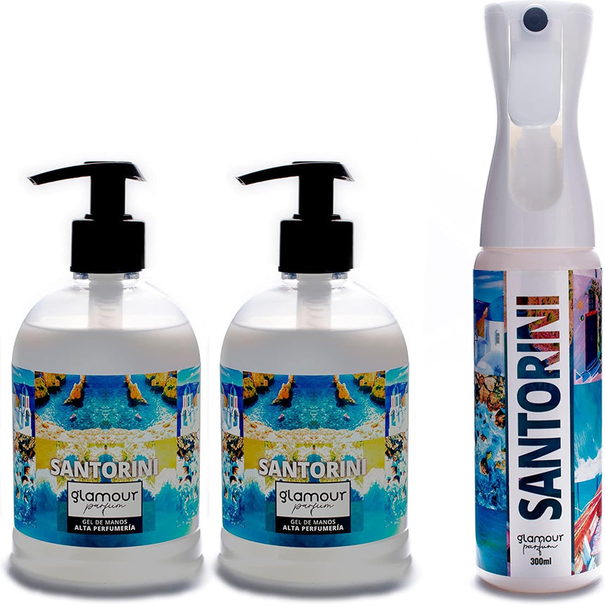 KIMIA Glamour Parfum · Pack Jabón + Ambientador · Santorini