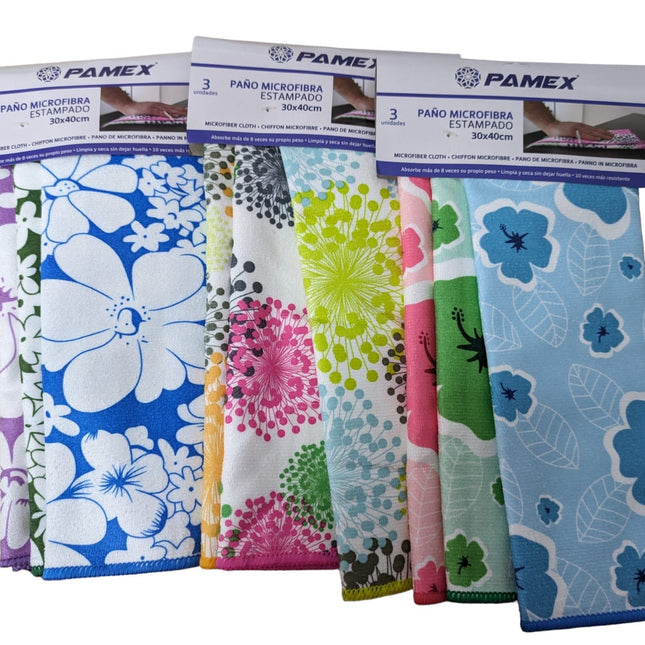 Pack 3 Microfibra Estampado Long Live "Pamex"