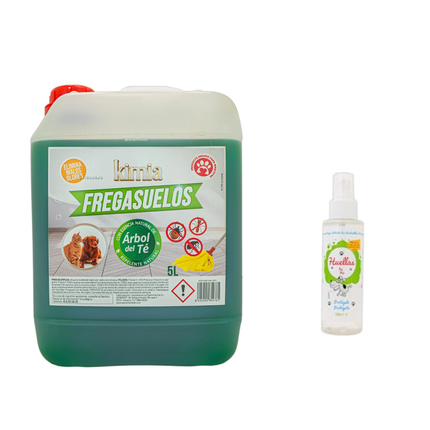 Pack Pet Fresh: Fregasuelos Árbol de Té 5L + Spray Protector de Huellas de regalo