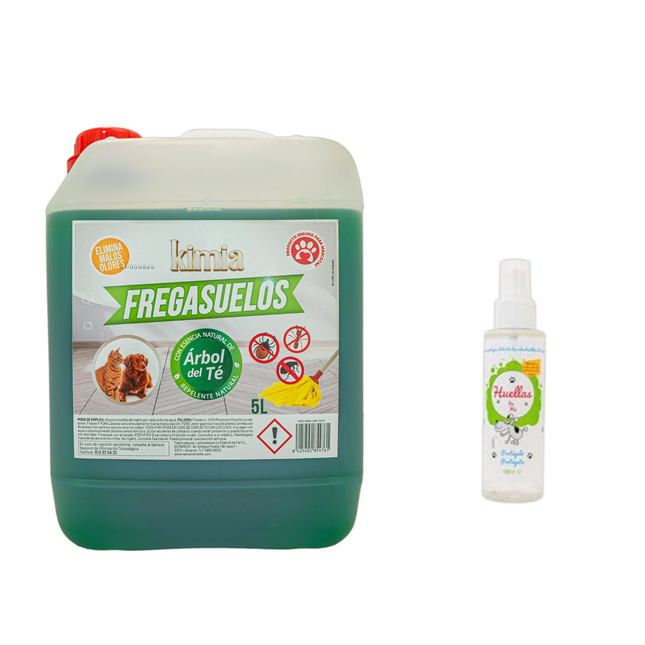Pack Pet Fresh: Fregasuelos Árbol de Té 5L + Spray Protector de Huellas de regalo