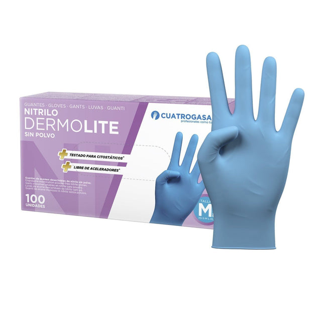 Guante Nitrilo 100 Azul