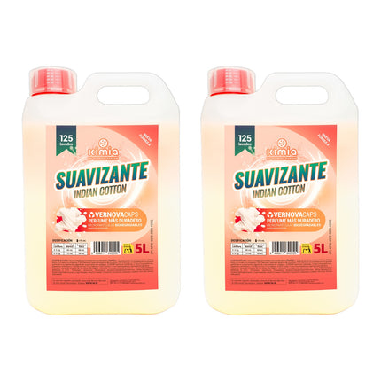 KIMIA · Suavizante Indian Cotton · Pack 2