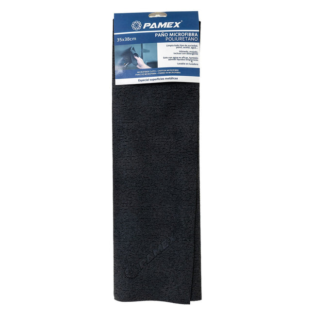 Paño Microfibra 30X40 Teck-X Dark Negro Set 4 Unid
